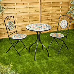 Fora Mosaic 3 Piece Bistro Set